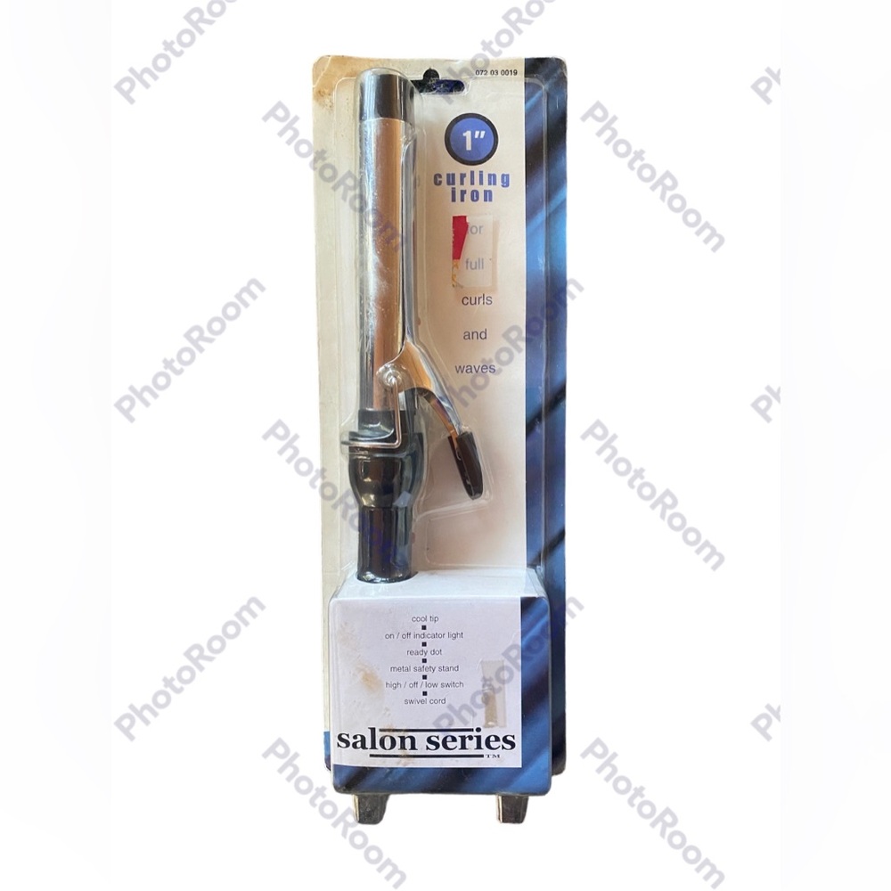 Curling Iron 1” Salon Series Vintage 1999‎ NIB